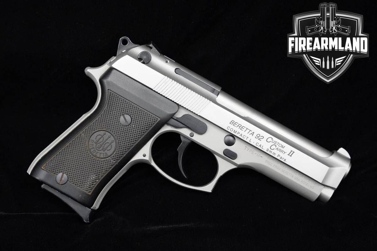Beretta Model 92 FS Custom Carry II Type M 9mm 4.4" Inox Beretta 92-FS 92FS
