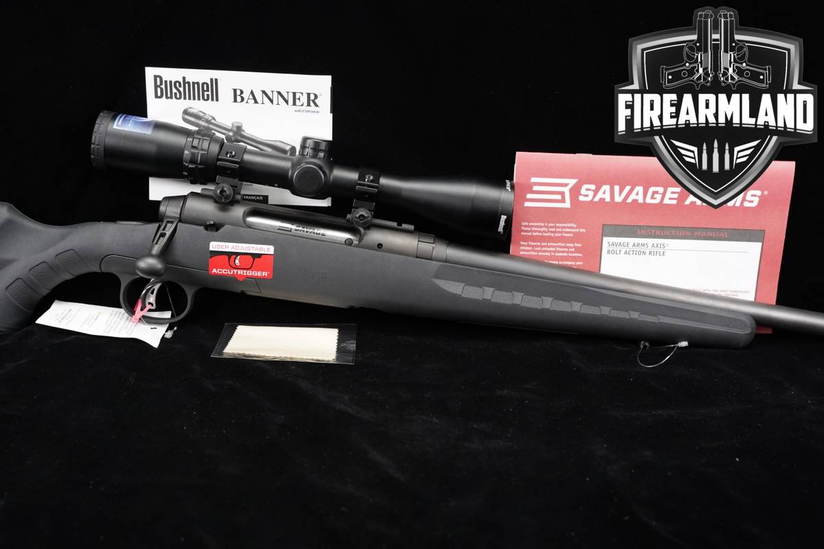 Savage Arms Axis II XP 350-Legend 18" Black & Synthetic +OPTIC