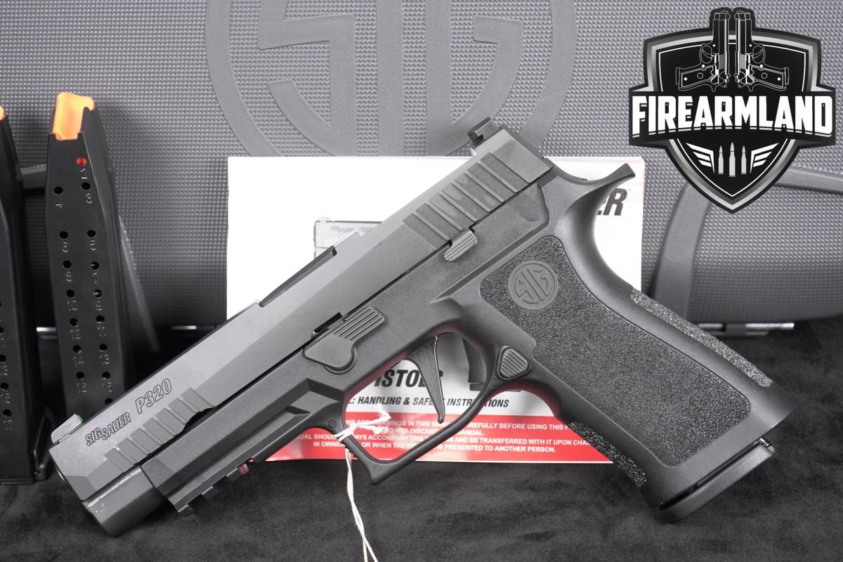 Sig Sauer P320 XFULL X-Series Optics-Ready 9mm 4.7 P 320 +3 MAGS, ORIG CASE