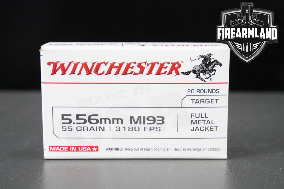 5.56 NATO Ammo 556x45 Ammunitiojn 500 ROUNDS
