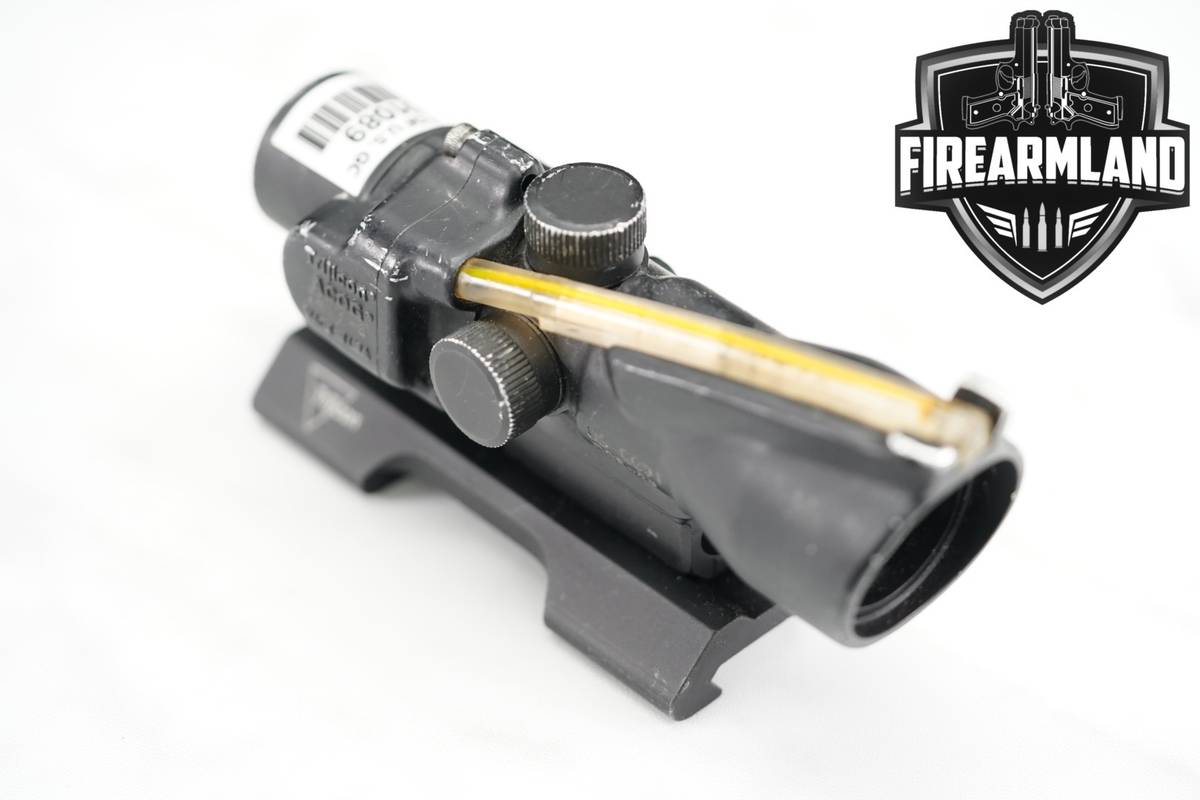 Trijicon ACOG 3x24 TA50-4 Dual Illuminated Amber Crosshair Reticle Scope