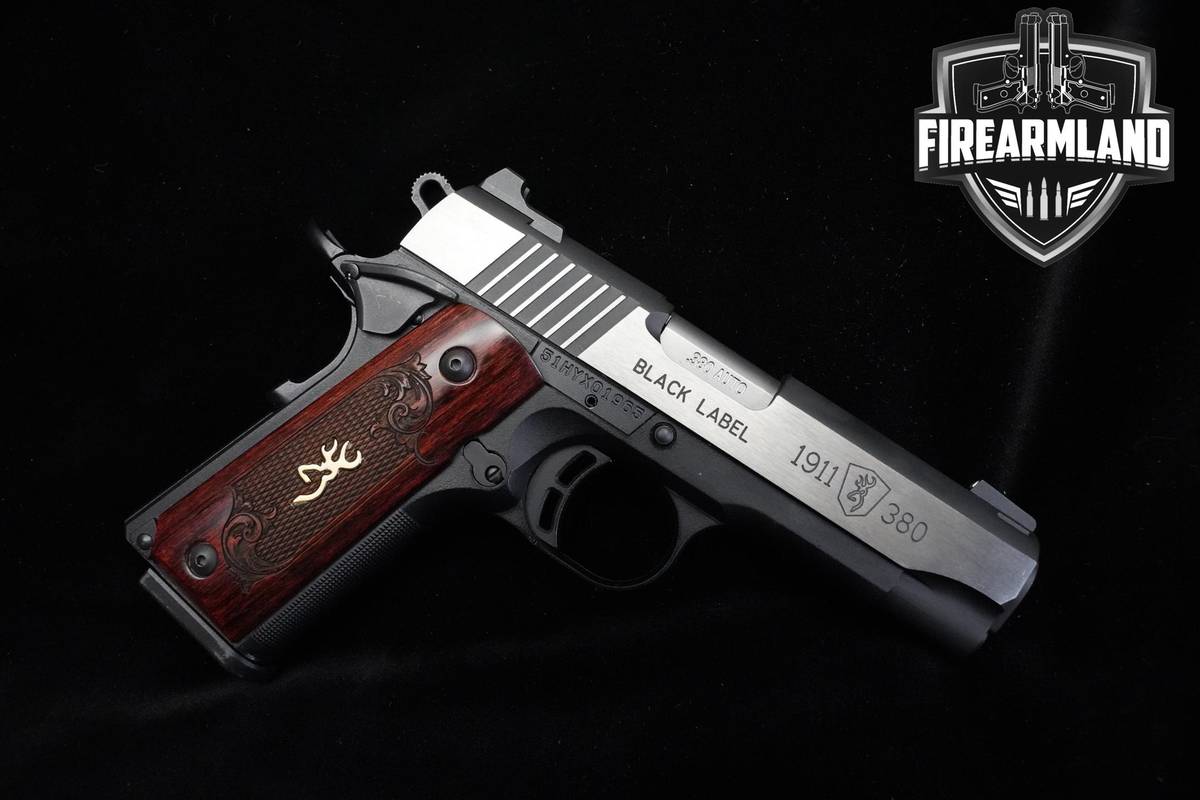 Browning 1911-380 Black Label Medallion Pro Compact 380 ACP 3.62" ORIG CASE