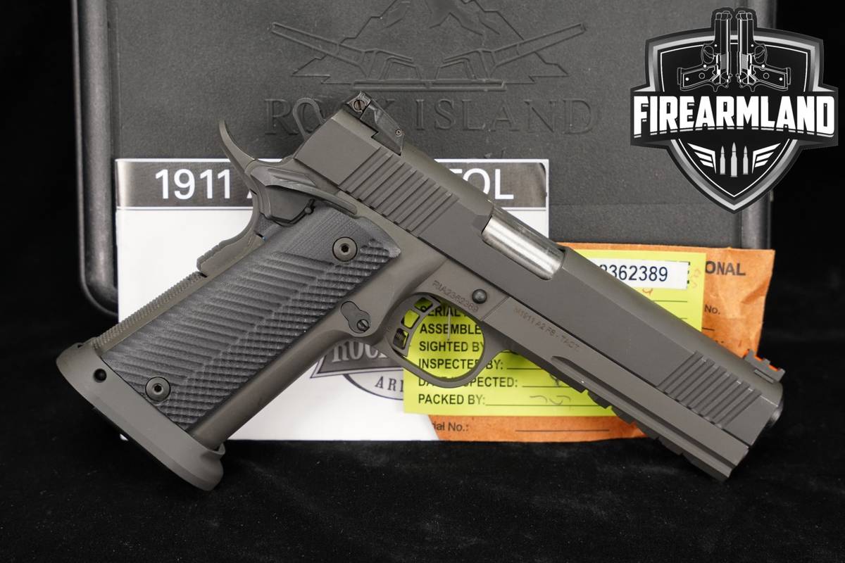 Rock Island Armory M1911 A2 TAC Ultra FS RIA 45 ACP 1911 +ORIG CASE