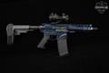 Sharps Bros. MFG. Hellbreaker 5.56mm NATO Multi-Tone Blue/Purple in Good Condition Image 3