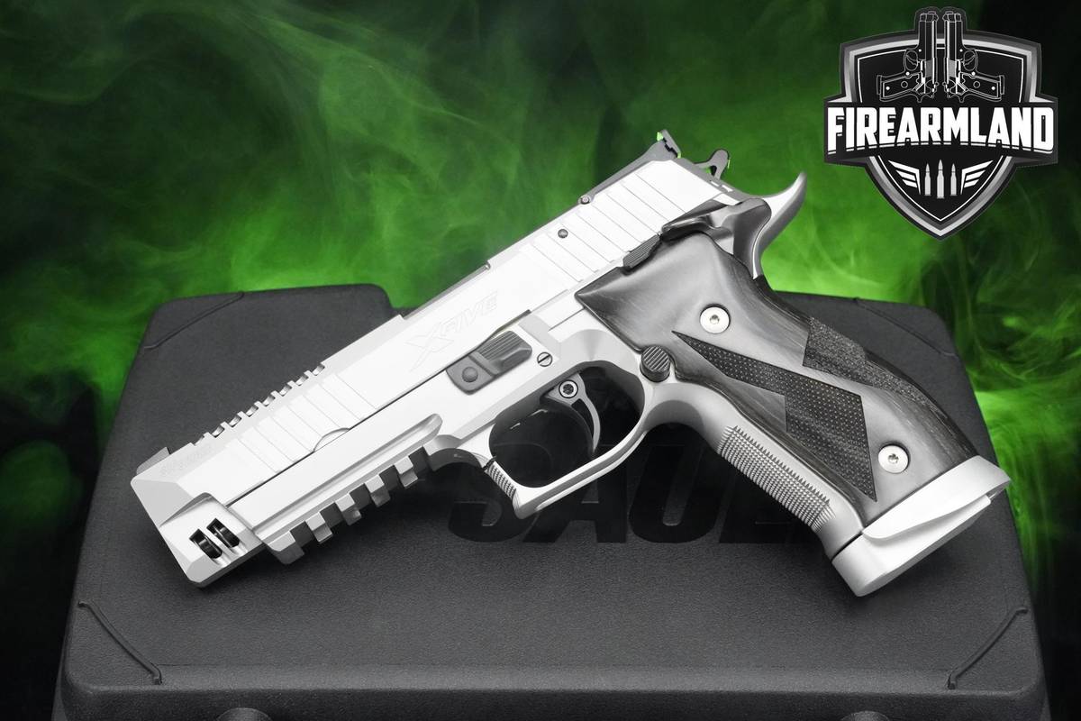 VERY RARE Sig Sauer P226 X-Five Skeleton GERMAN MASTERSHOP 9mm 5" Silver X5