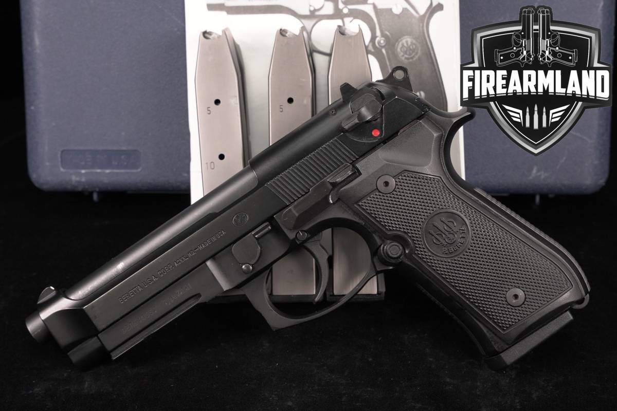 Beretta 92FS Type M9A1 9mm 4.9" 92 FS M9 A1 +4 MAGS & ORIG CASE