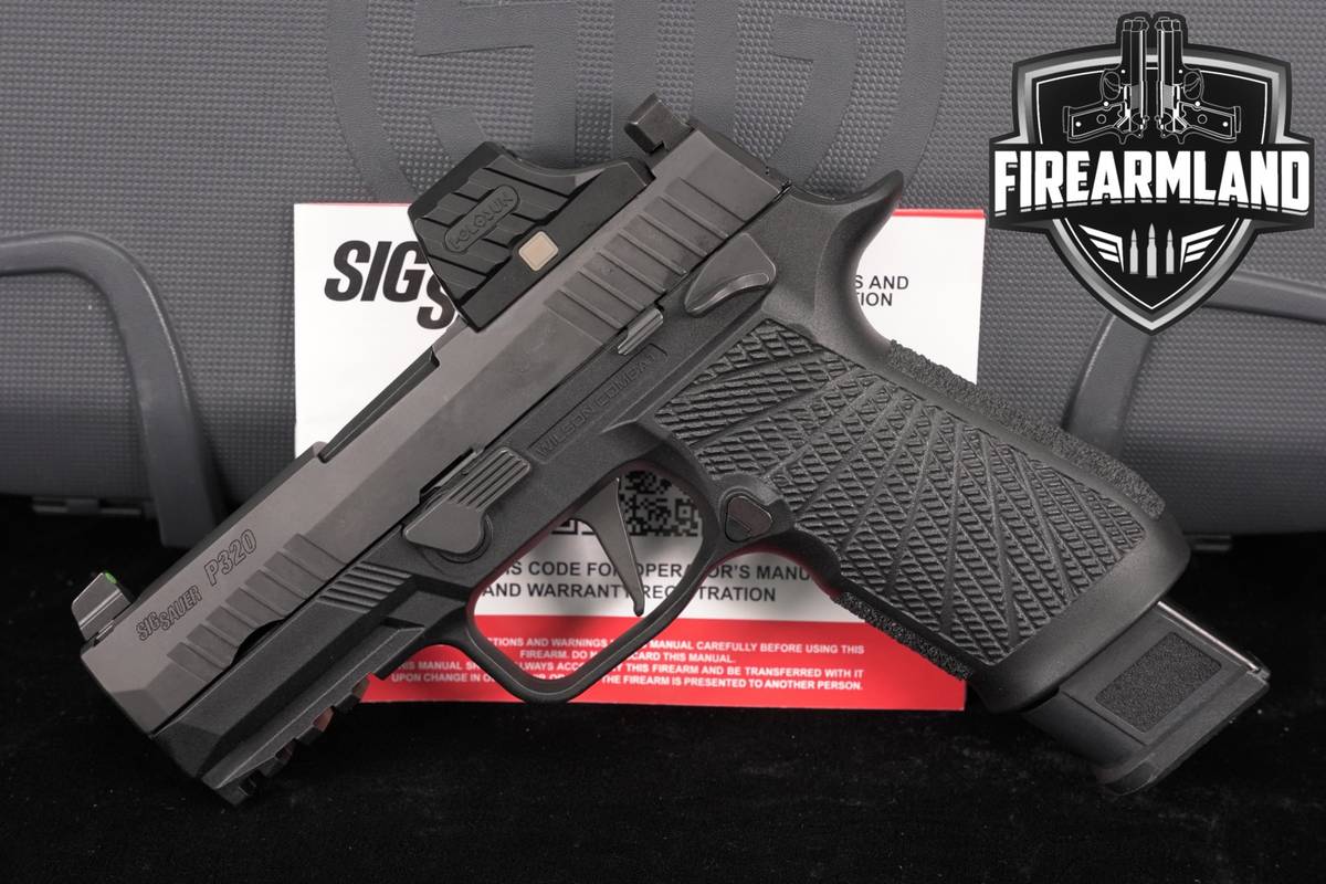 Sig Sauer P320 M18 FCU 9mm OR 3.9" P 320 +ORIG CASE, HOLOSUN OPTICS