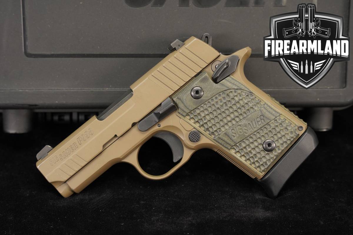 Sig Sauer P938 Scorpion 9mm 3" FDE P 938 +ORIG CASE