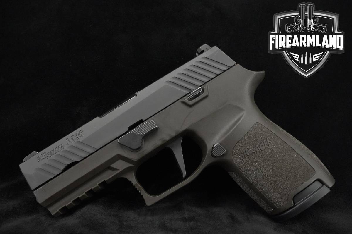 Sig Sauer P320 9mm 3.8" Black/OD Green Sig-Sauer P320 P-320 +3 MAGS