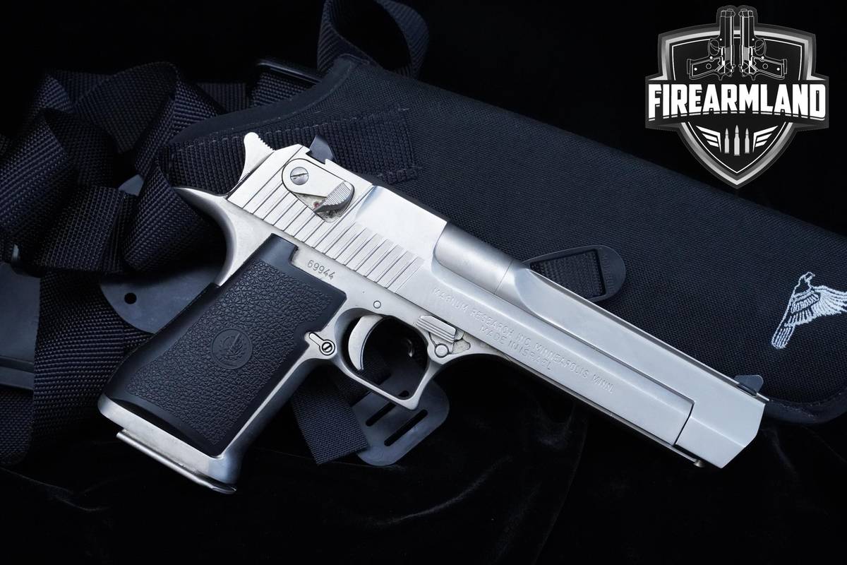 IMI Desert Eagle 44 Magnum 6" Stainless Steel IMI +HOLSTER