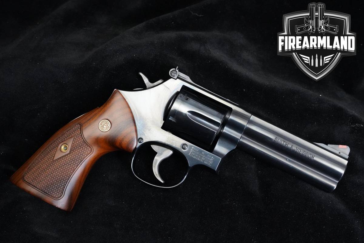 Smith & Wesson (S&W) Model 586-8 357 Magnum 4" Blued S&W 586-8 +ORIG CASE