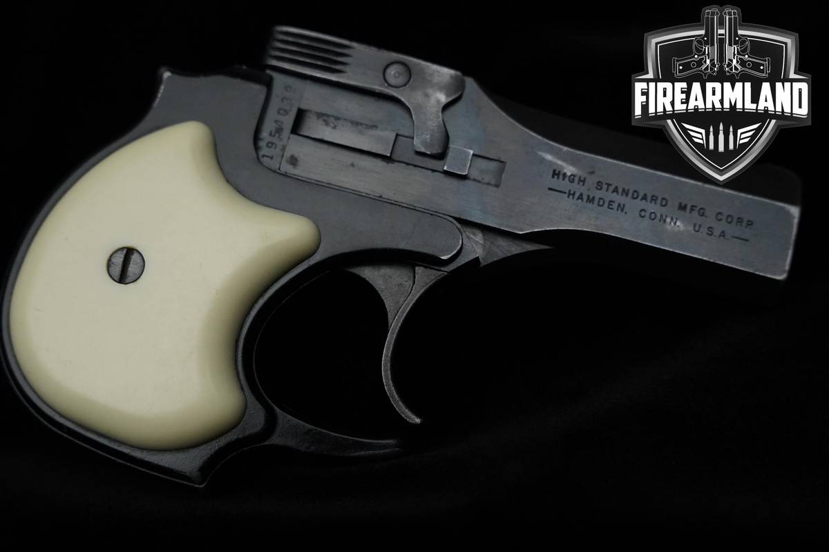 1968 High Standard Derringer D-100 22LR 3.5" Blued High Derringer Standard