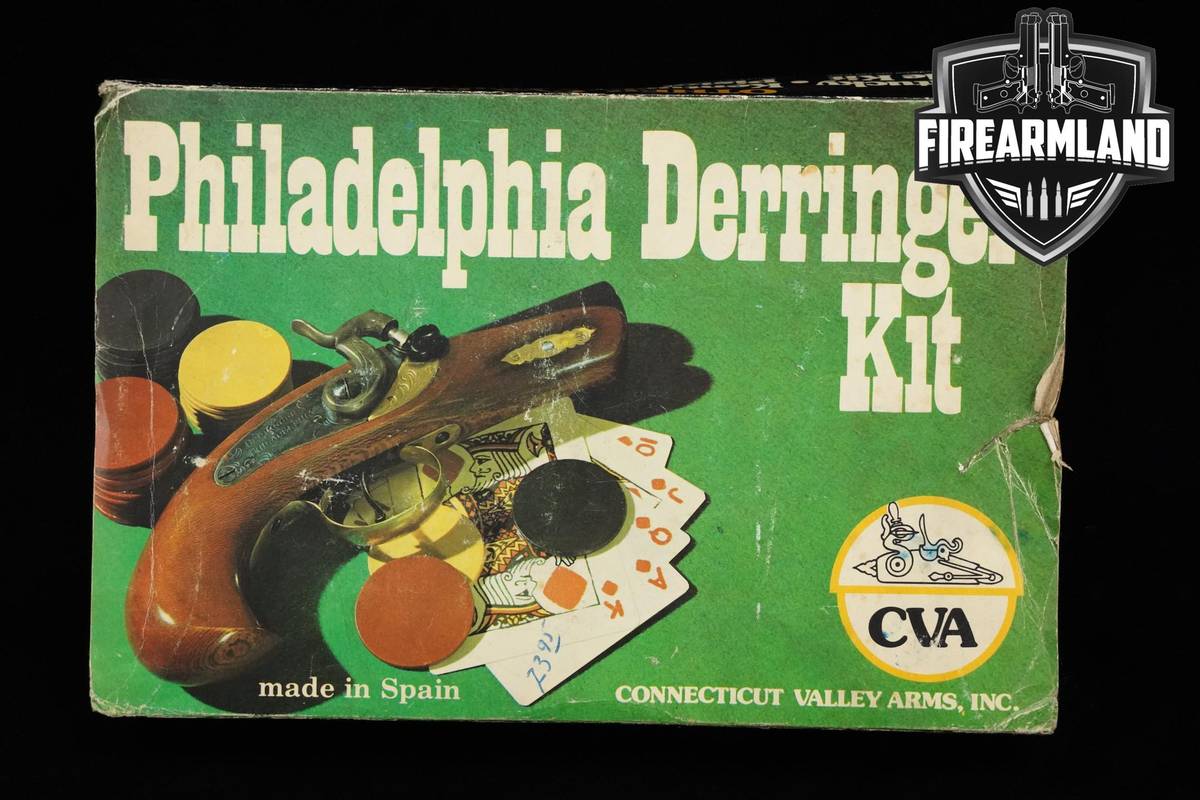 CVA Philadelphia Derringer Kit 45 BPM 2.5" White Steel CVA PERCUSSION