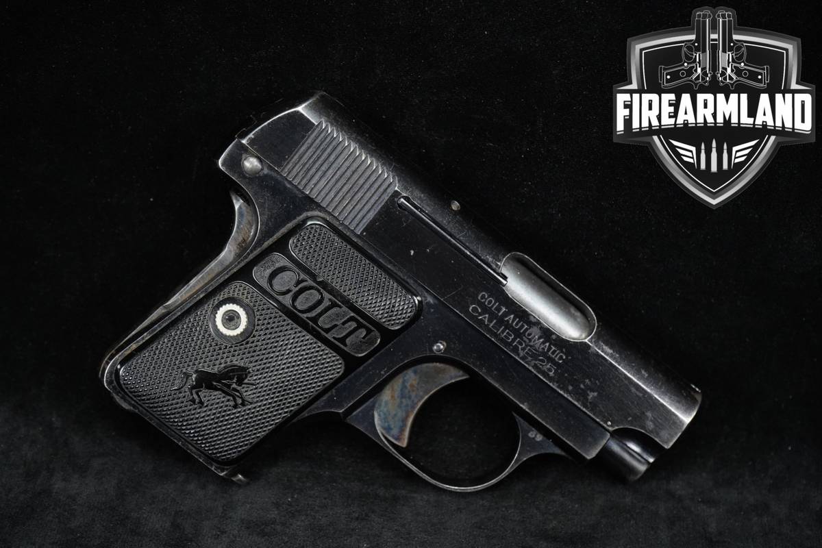 1924 Colt Model 1908 Vest Pocket .25 ACP (6.35Mm) 2" Blued M1908