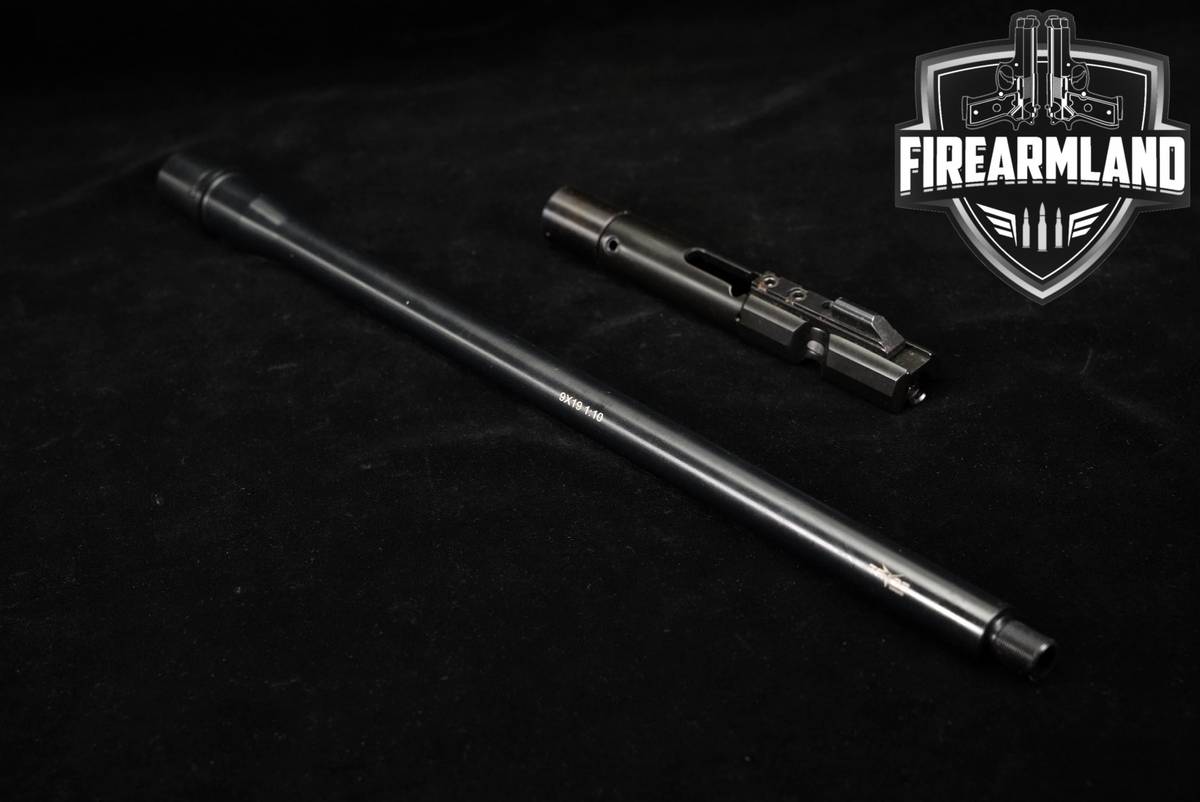 TRYBE Defense AR-15 Barrel & Bolt Set 9mm Luger 16.25" AR15 Rifle Barrels