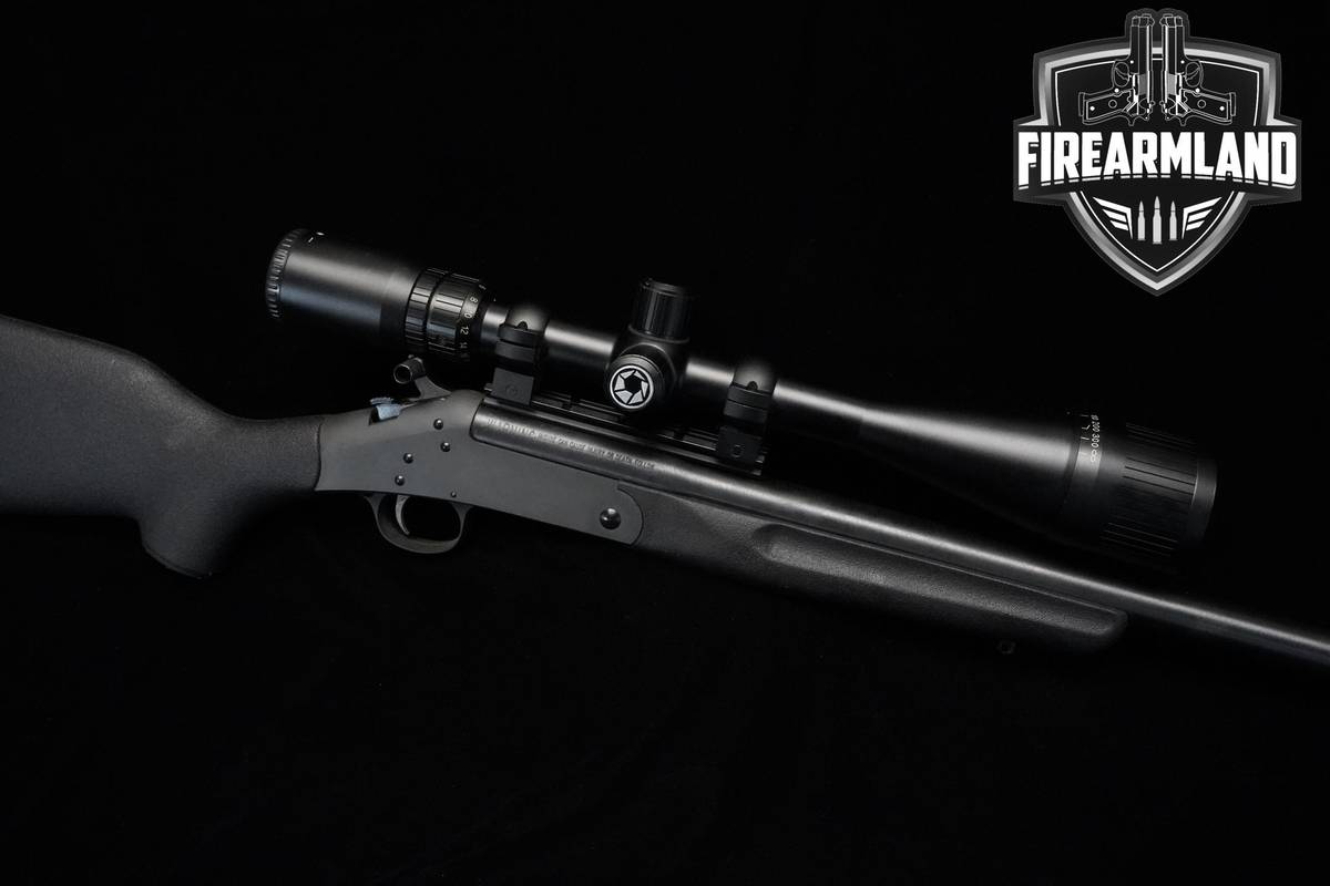 2002 New England Firearms (NEF) Sportster 17 HMR 22" Blued Sportster +OPTIC