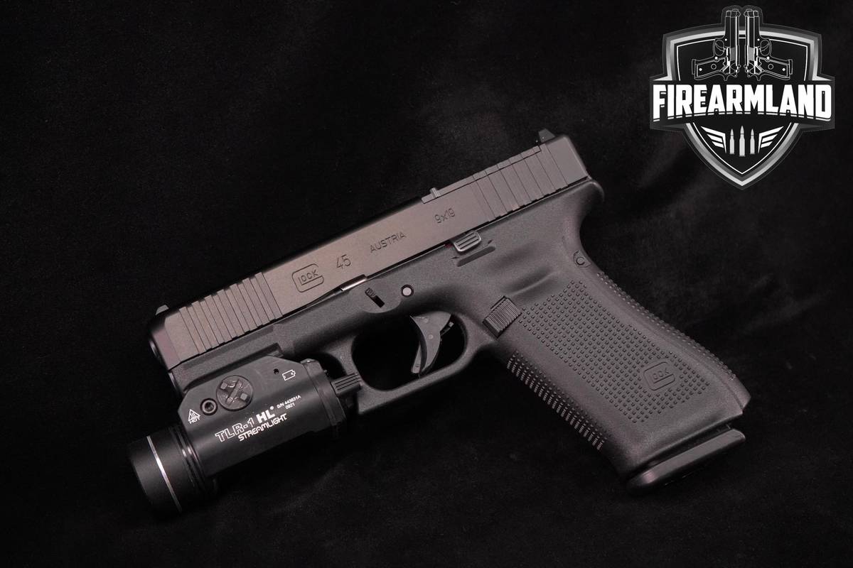 Glock 45 Gen5 MOS Crossover 9mm G45 Gen-5 +3 MAGS, ORIG CASE & STREAMLIGHT