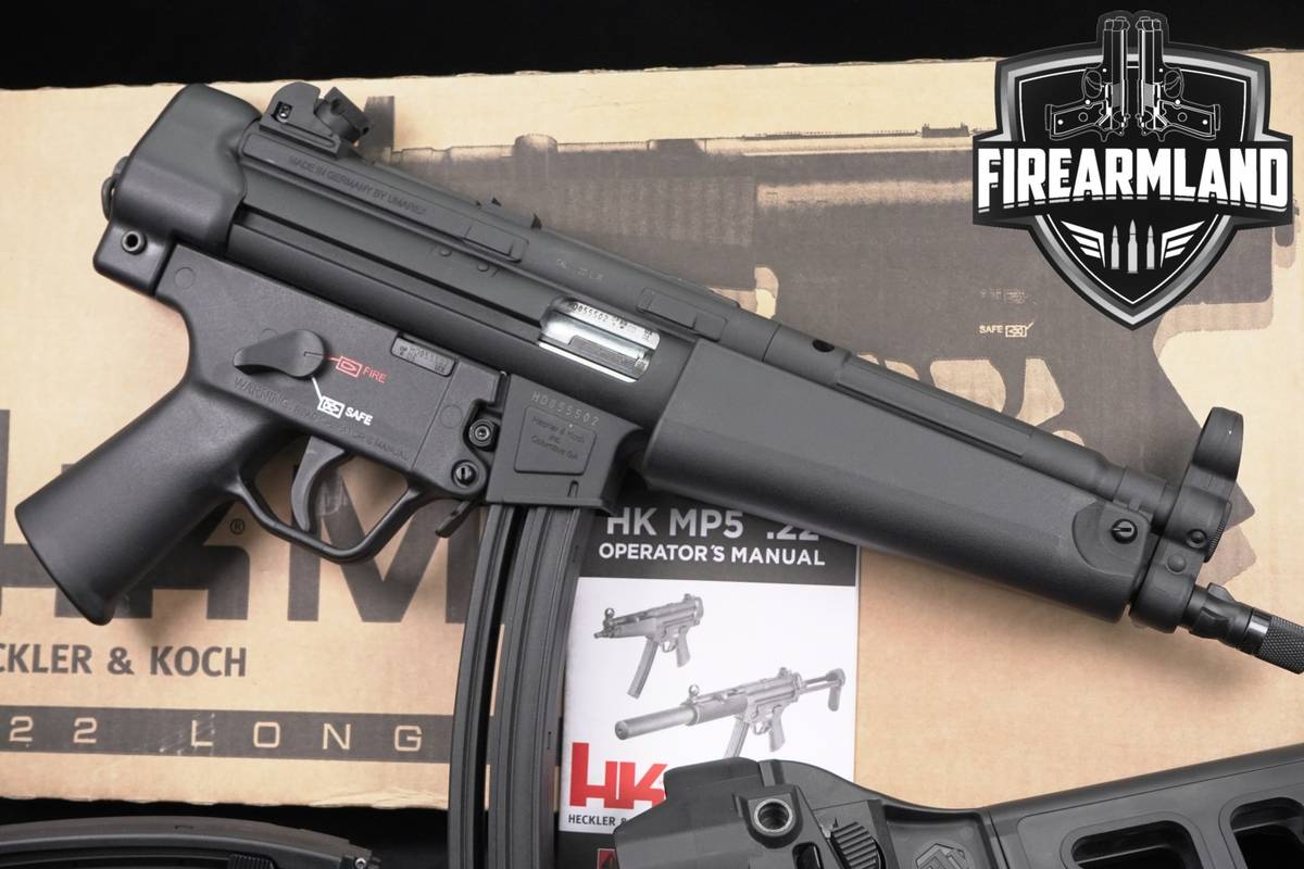 Heckler & Koch MP5 Pistol 22LR 9.25" MP-5 +3 MAGS & ORIG BOX
