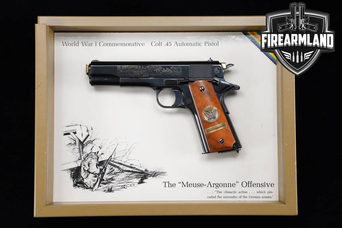 1967 Colt M1911 Meuse-Argonne Offensive WWI Commemorative 45-ACP Colt-M1911