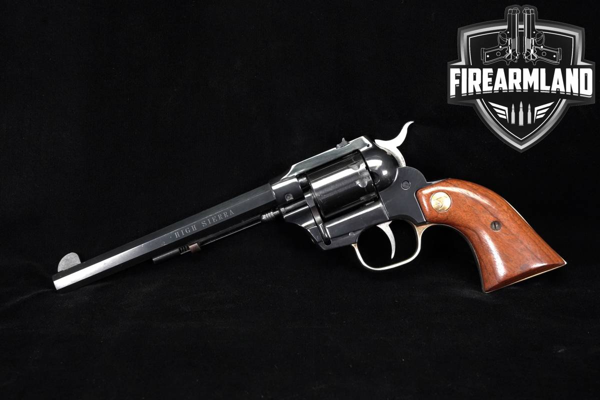 VINTAGE 1970'S High Standard SIERRA 22LR 7" Blued 22-LR Target Revolver