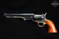 A. Uberti 1851 Navy Richards-Mason Conversion .38 Spl. Blued & Color Case-Hardened in Good Condition Image 3