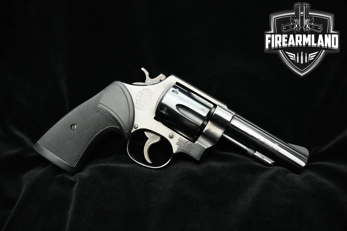 1975-77 Smith & Wesson (S&W) Model 58 41-Magnum 4" Two-Tone 58 S&W +CASE