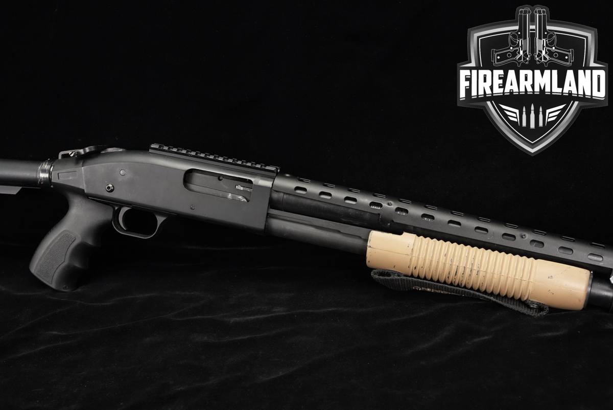 Mossberg Model 500 12-Gauge 18.5" Black & Tan M500 Breacher Standoff