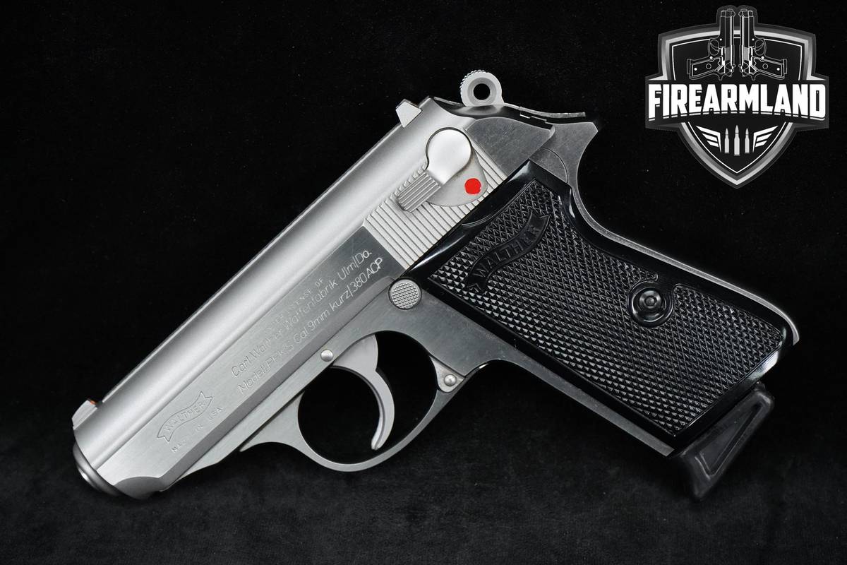 1993 JAMES BOND Walther PPK/S 380 ACP PPK 3.3" Stainless +ORIG CASE