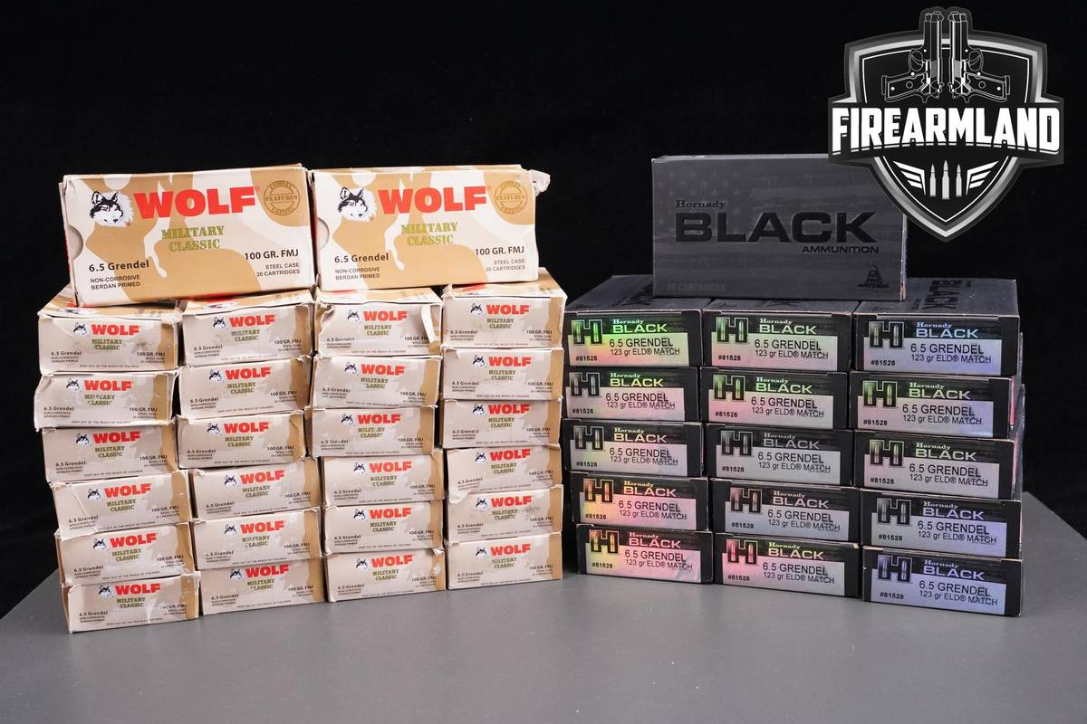 840 RDS! 6.5 Grendel Ammo