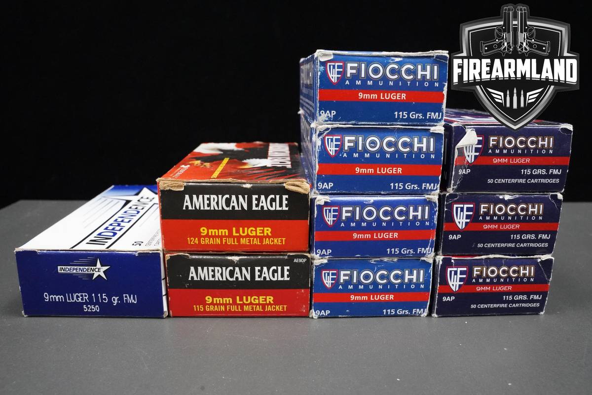 9mm Ammo 9mm Ammunition 500 ROUNDS