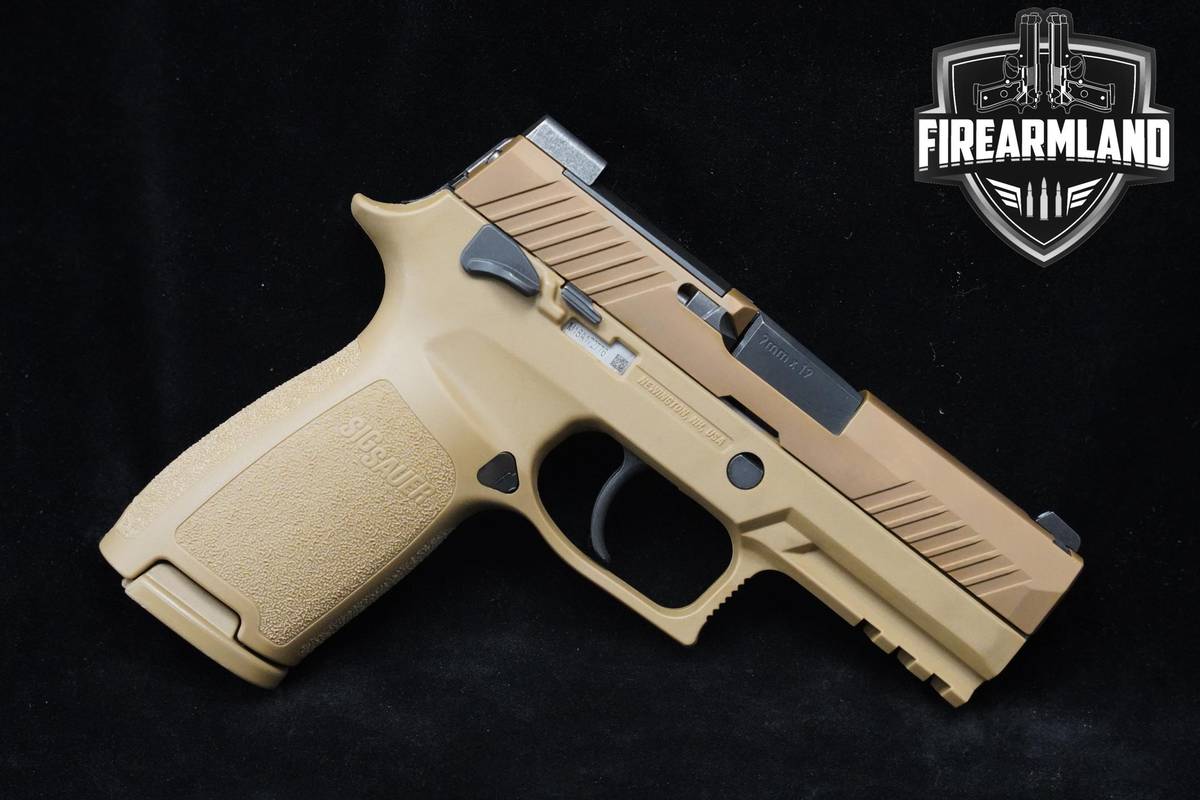 Sig Sauer P320 M18 9mm Coyote Tan Sig-Sauer-P320-M18 P320 M18 +3 MAGS &CASE