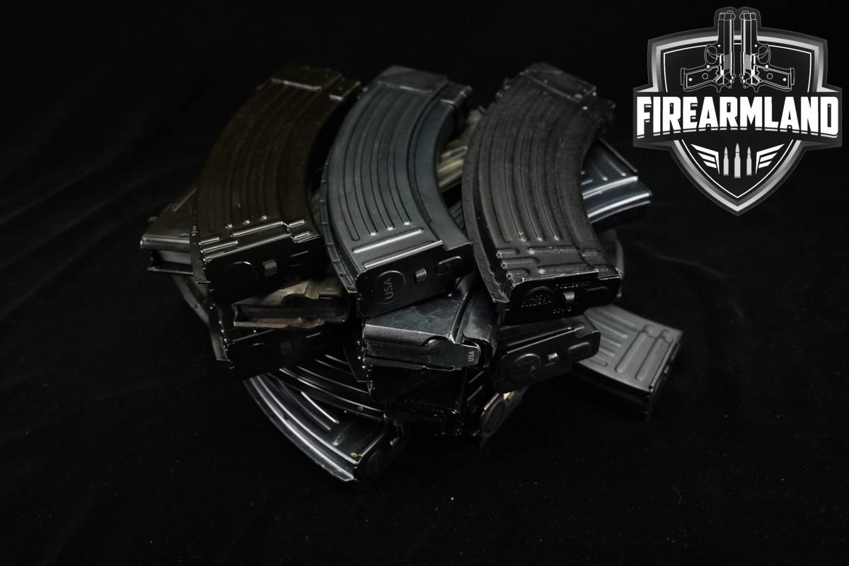 FIFTEEN (15) Steel AK 30 Round Magazines 7.62x39 Mags