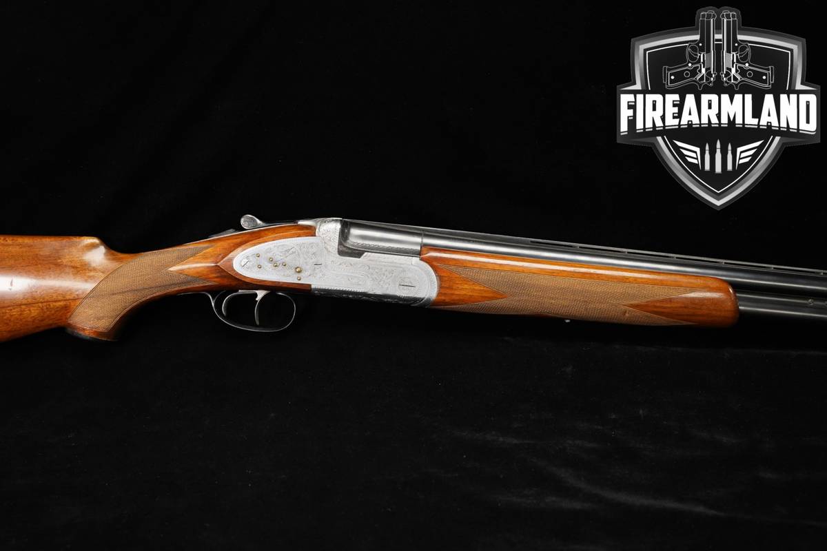 RARE San Giorgio FSE 12-Gauge 28" Blued & Coin FACTORY ENGRAVED O/U