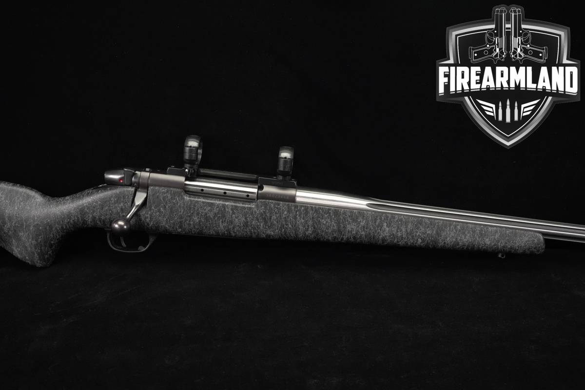 Weatherby Mark V Accumark 30-378 Wby Magnum 26" FLUTED HEAVY BARREL +Rings
