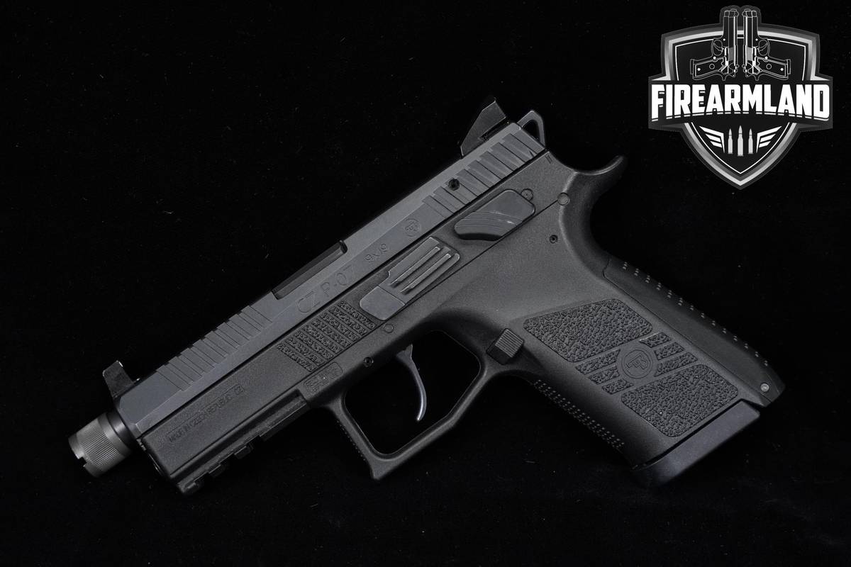 CZ P-07 Suppressor-Ready (SR) 9mm 4.5" P07 Threaded +2 MAGS & ORIG CASE