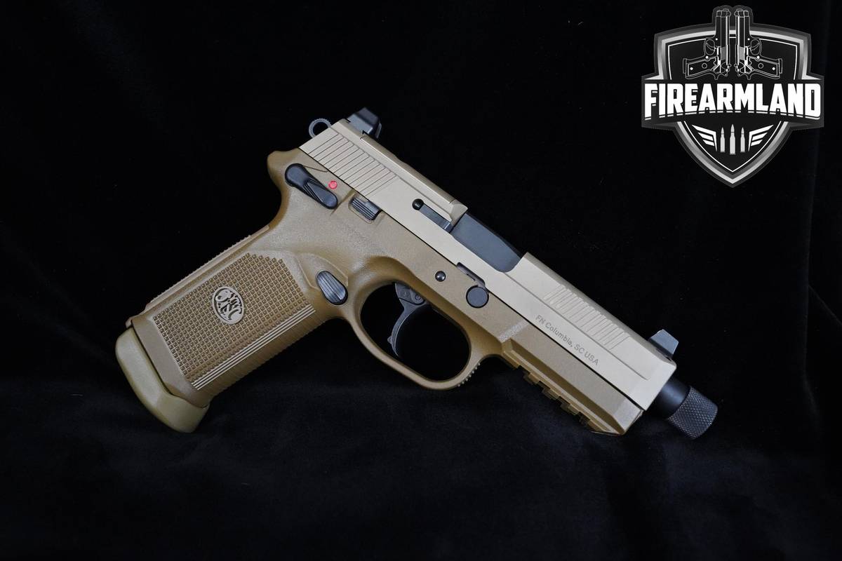 FN FNX-45 Tactical 45 ACP 5.3" FDE FNX-45 FNX45 +3 MAGS & ORIG CASE