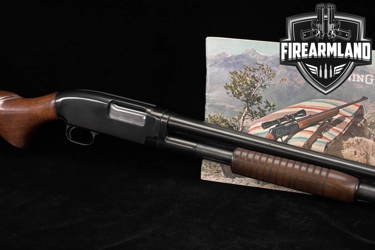1955 Winchester Model 12 26" PORT Blued & Walnut TAKEDOWN M12