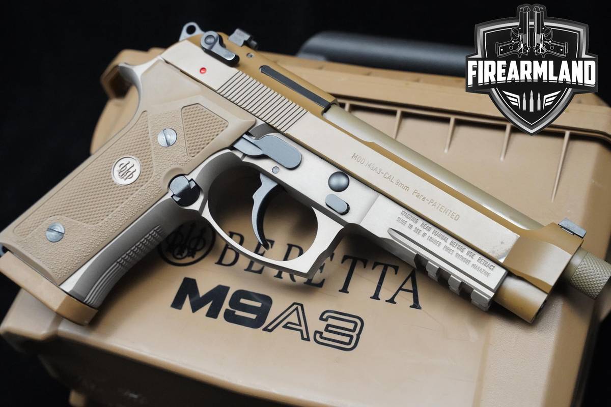 Beretta M9A3-G 9mm FDE Beretta M9-A3 THREADED +2 MAGS & ORIG CASE