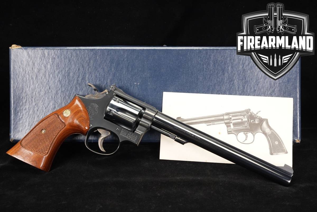 1980 Smith & Wesson Model 17-4 K-22 Masterpiece S&W 22LR 8.375" Blued DA/SA