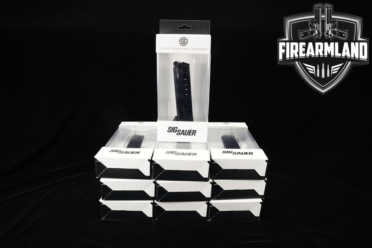 Sig Sauer TEN (10) P210 Standard Carry 8 Rd Magazines 9mm Luger P-210 Mags