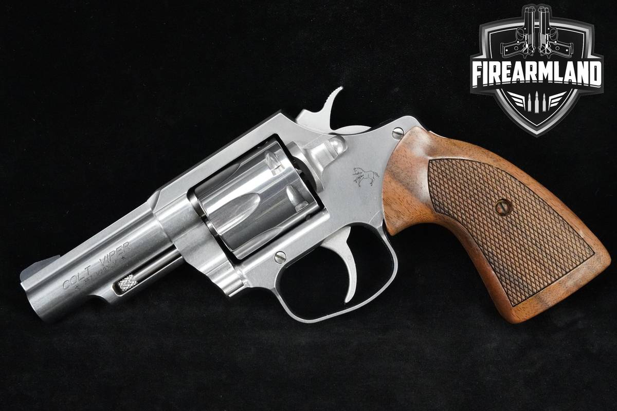 Colt Viper 357-Magnum 3" Stainless Colt +ORIG CASE & HOLSTER