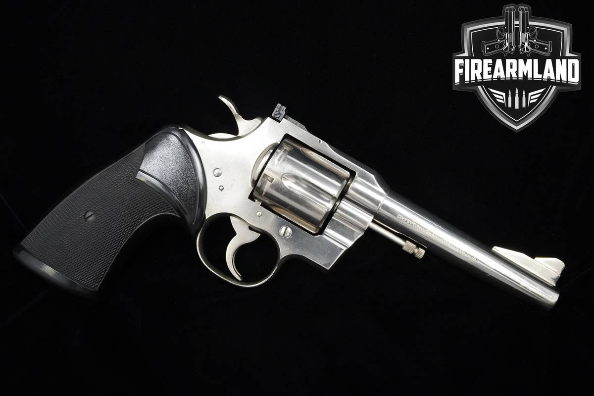 1964 Colt Trooper 357 Magnum Nickel Plated 5" Colt DA/SA