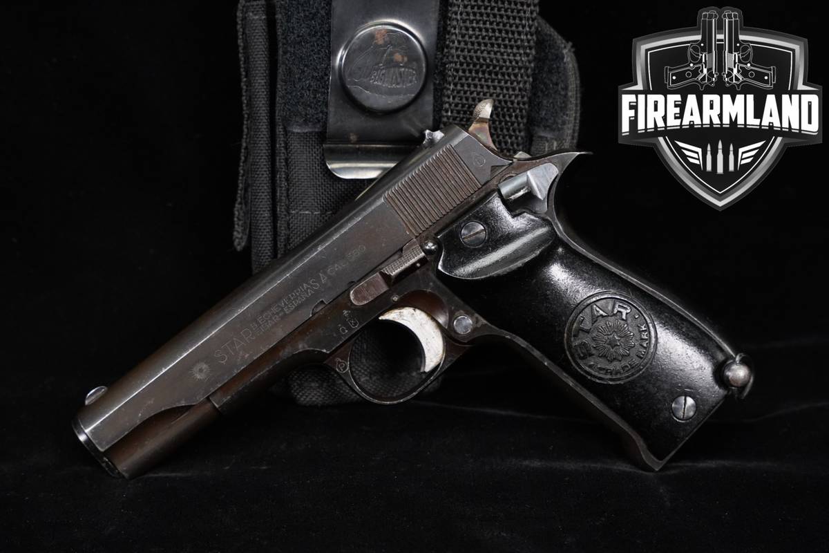 1946 Star Model S Spanish Air Force Marked Ejercito Del Aire 380 ACP 4"