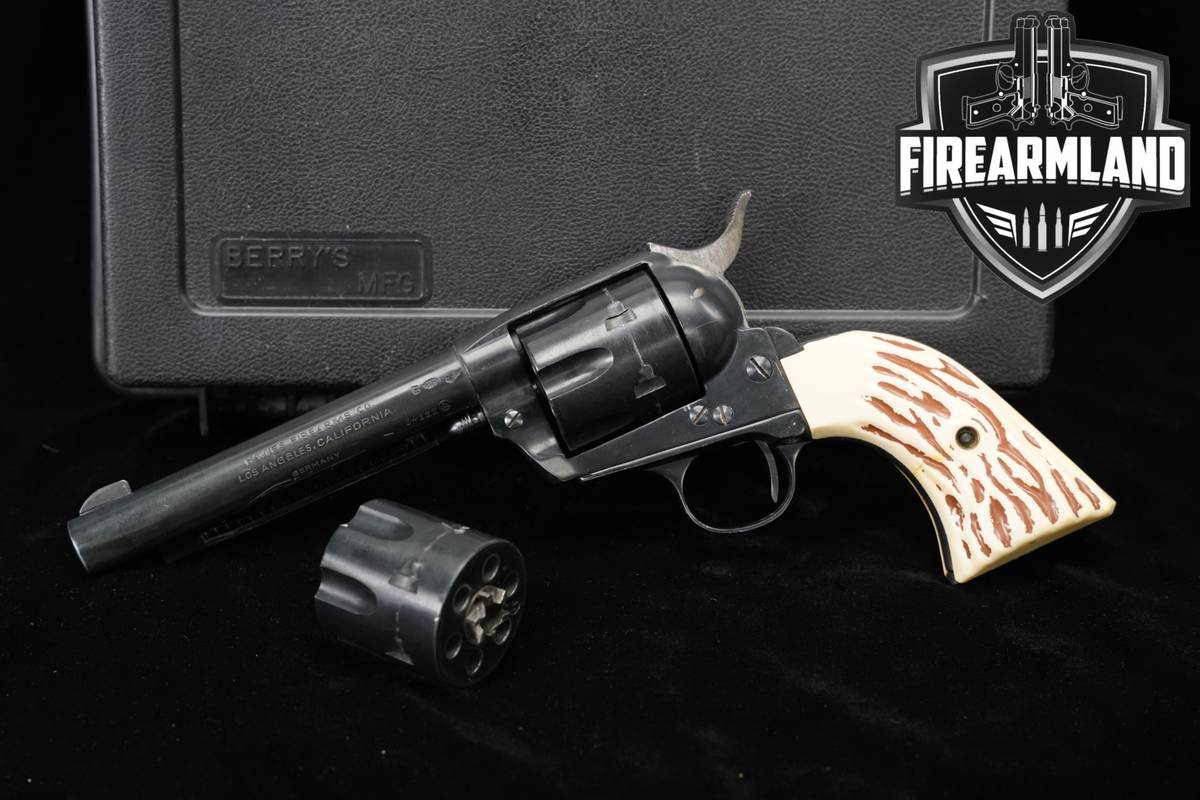 German-made Hawes Firearms Western Six Shooter 22 Rimfire SAA +2 CYLINDERS