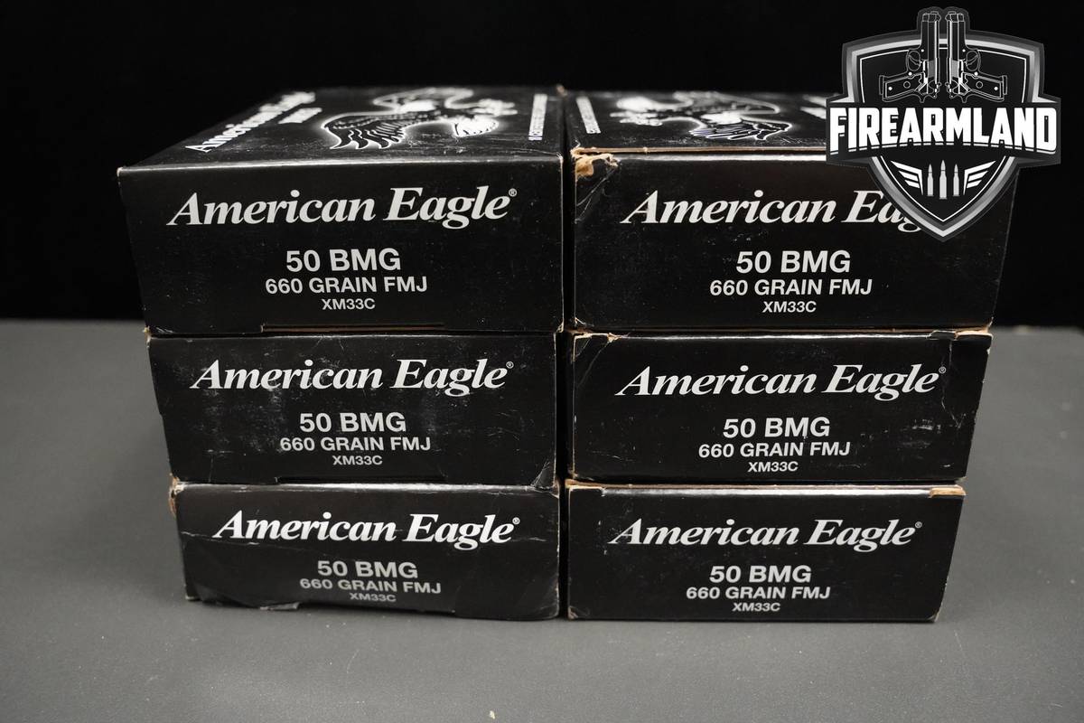 50 BMG Ammo 50-BMG Ammunition 60 ROUNDS