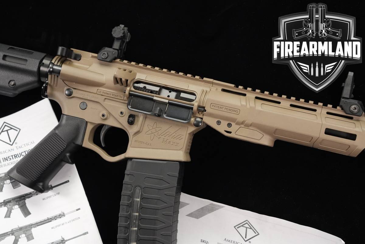 American Tactical Alpha Maxx Pistol 5.56 AR-15 AR15 7.5" HYBRID RECEIVER