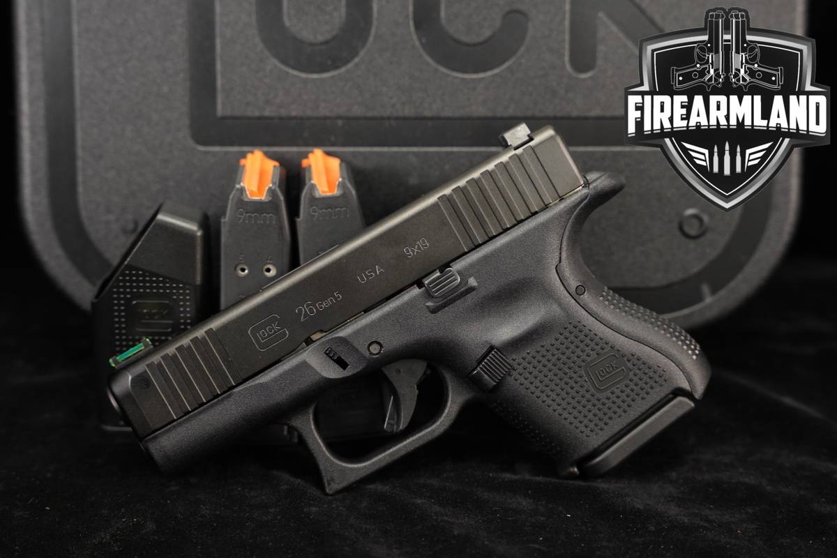 Glock 26 Gen5 G26 Gen 5 9mm 3.43 +3 MAGS & ORIG CASE