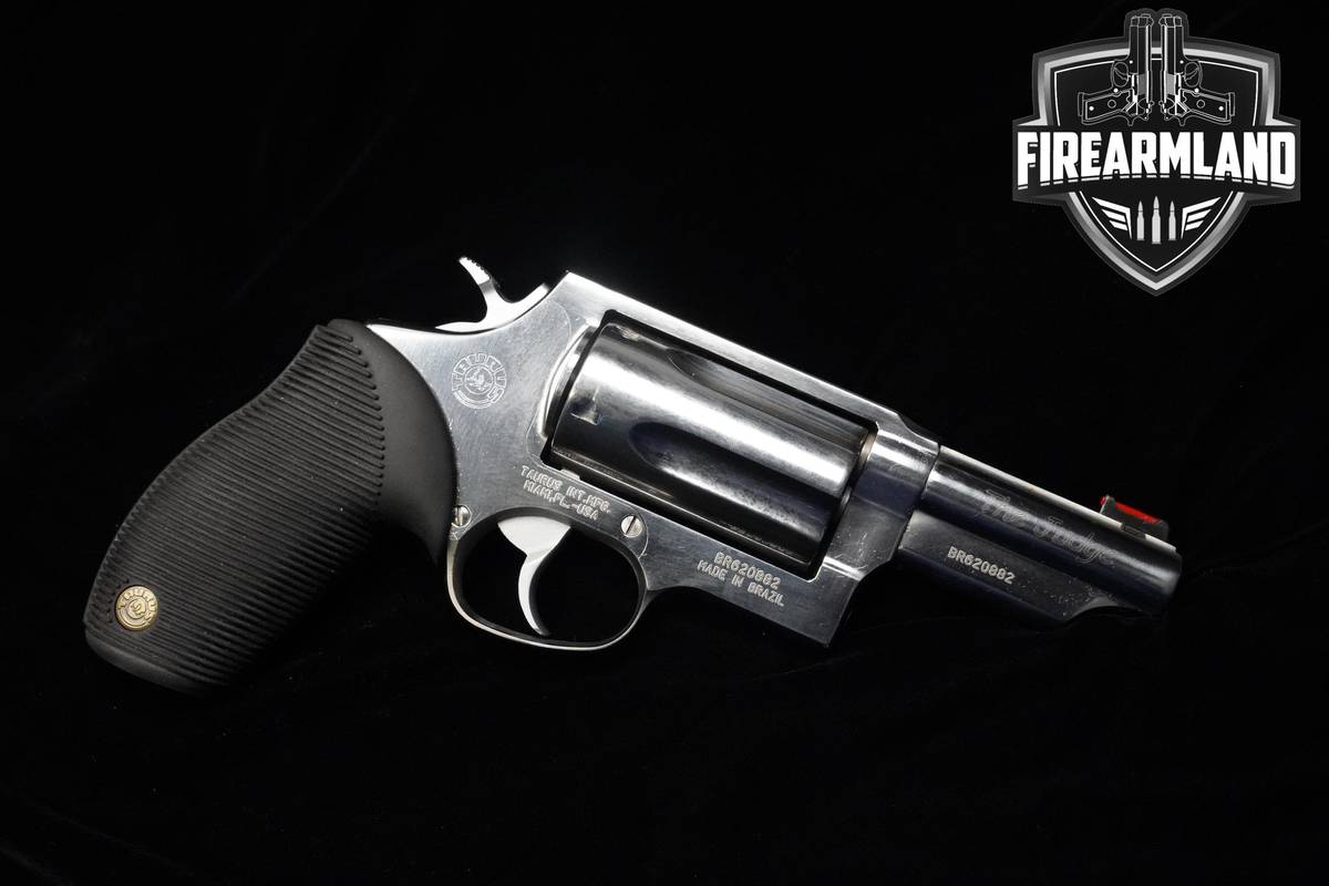 Taurus The Judge 45 LC/410 3" Polished Stainless Taurus-The Judge +ORIG BOX
