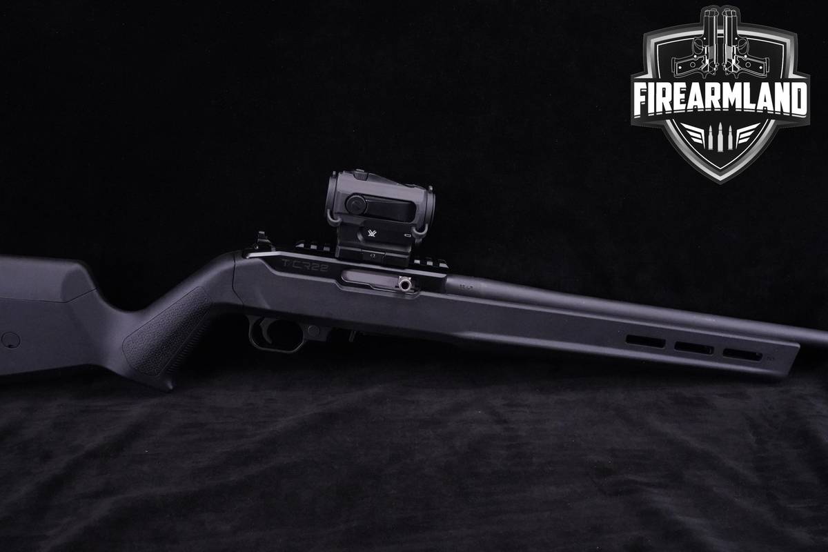 Thompson Center T/C TCR22 22LR 17" R-22 R22 +DRUM MAGS & OPTIC