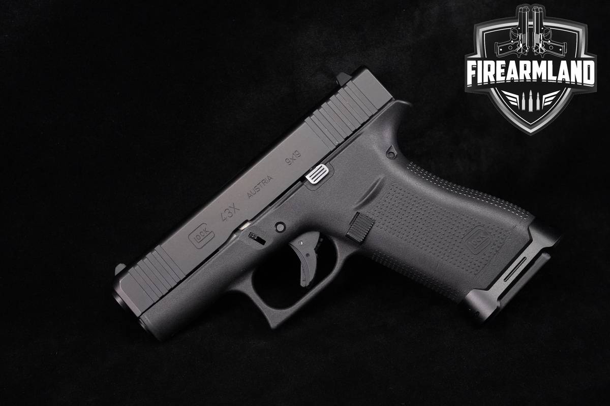 Glock 43X Slimline 9mm G43X +5 MAGS, ORIG BOX & HOLSTER